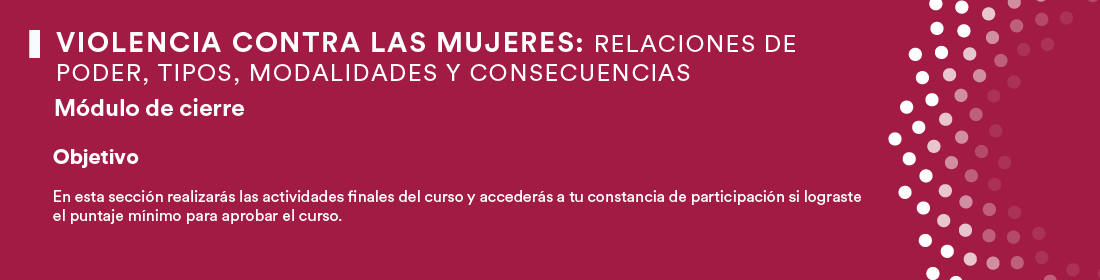 Módulo de cierre